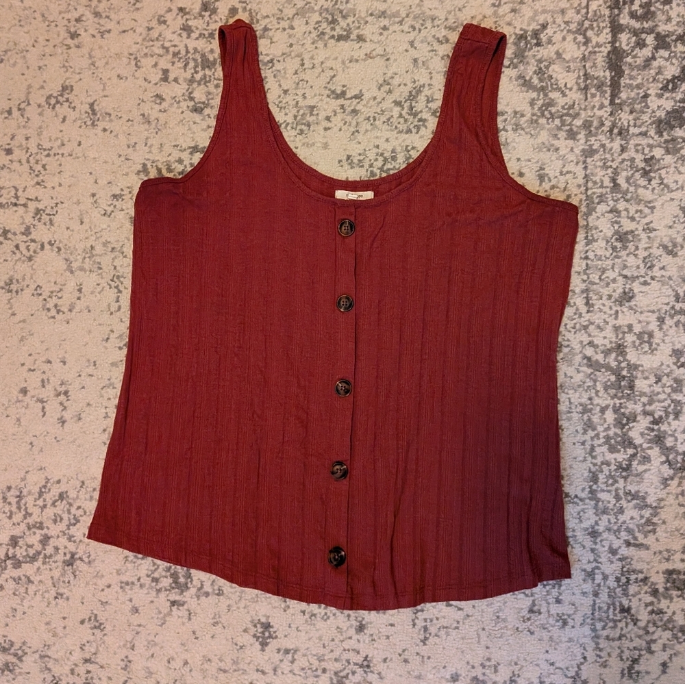 Maurices Rust Sleeveless Top